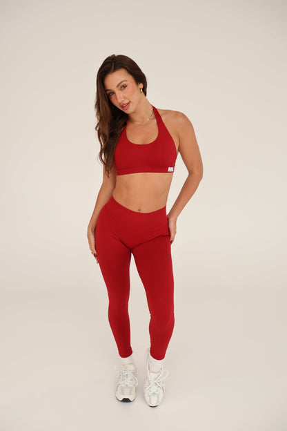 Elevate Leggings - Cherry