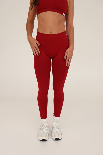 Elevate Leggings - Cherry