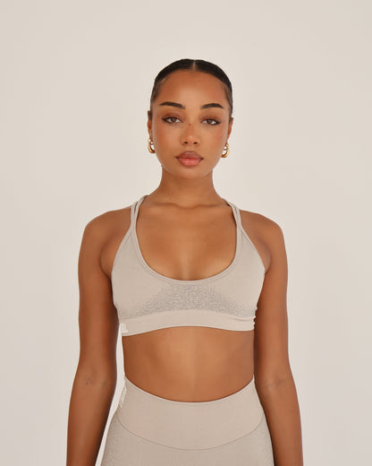 Recoil Crop Top - Bone