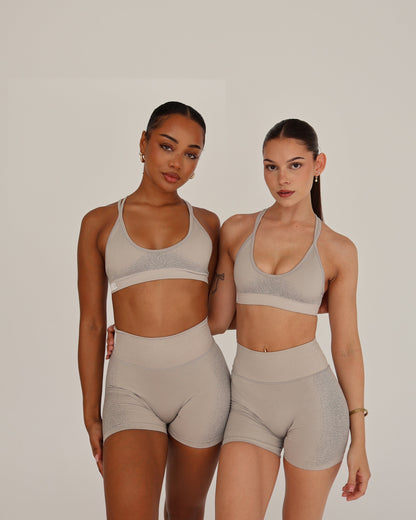 Recoil Crop Top - Bone