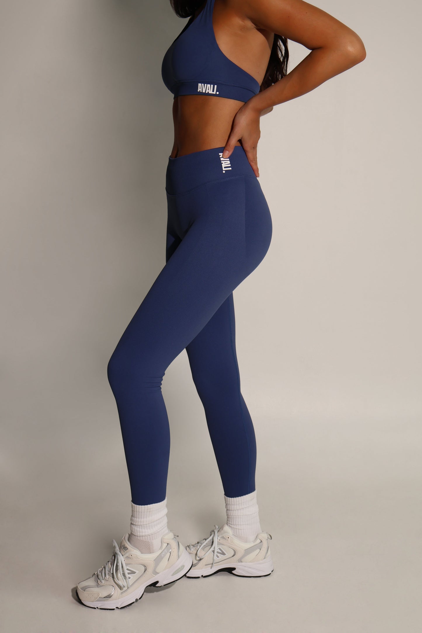 Elevate Leggings - Slate Blue