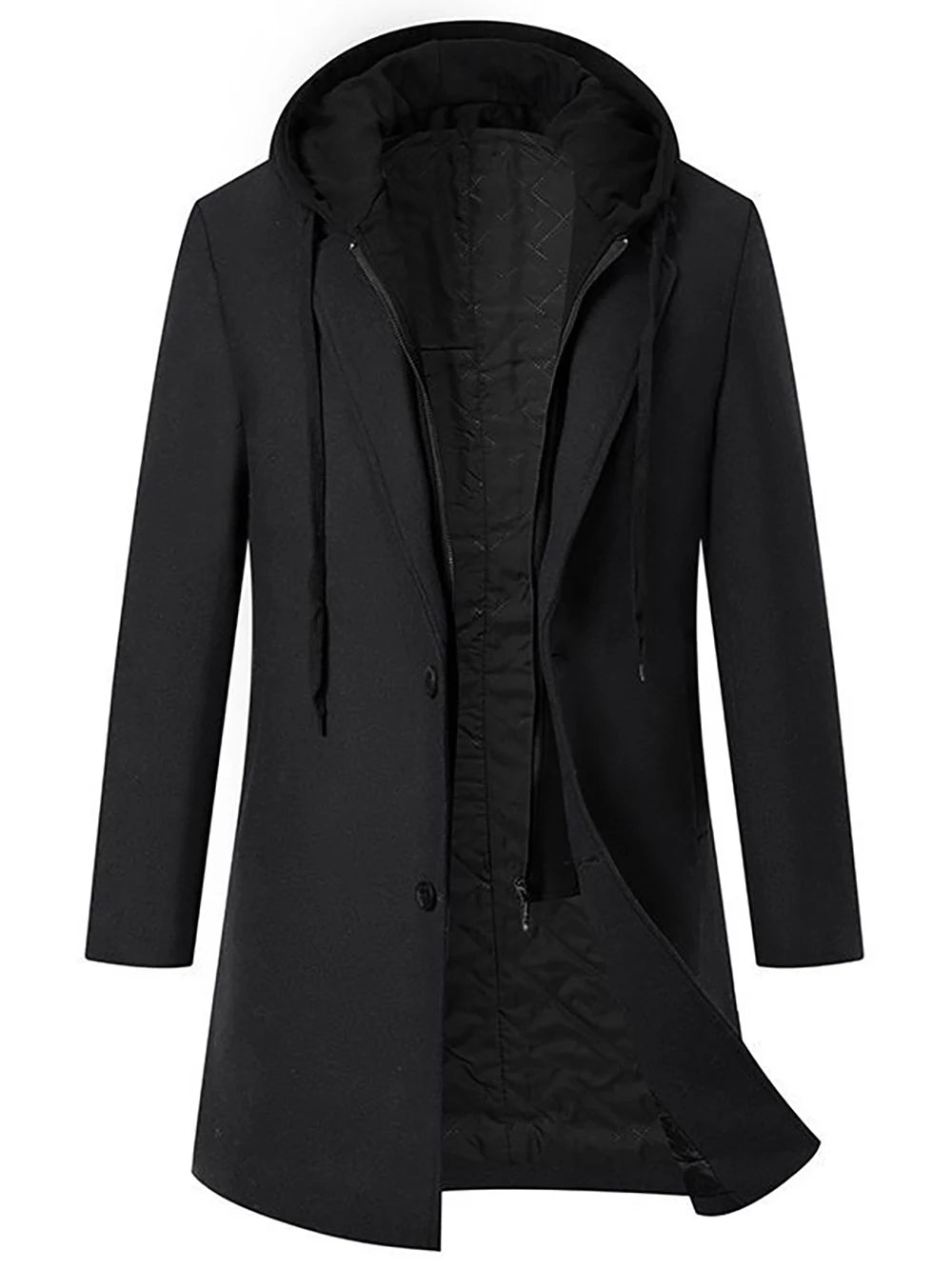 PGO Wool Hooded Coat 033