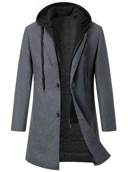 PGO Wool Hooded Coat 033