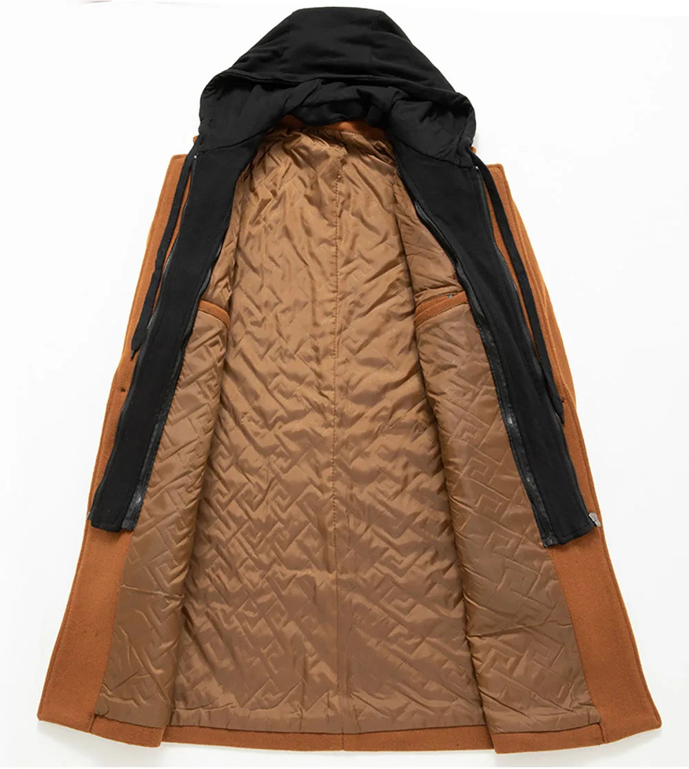 PGO Wool Hooded Coat 033