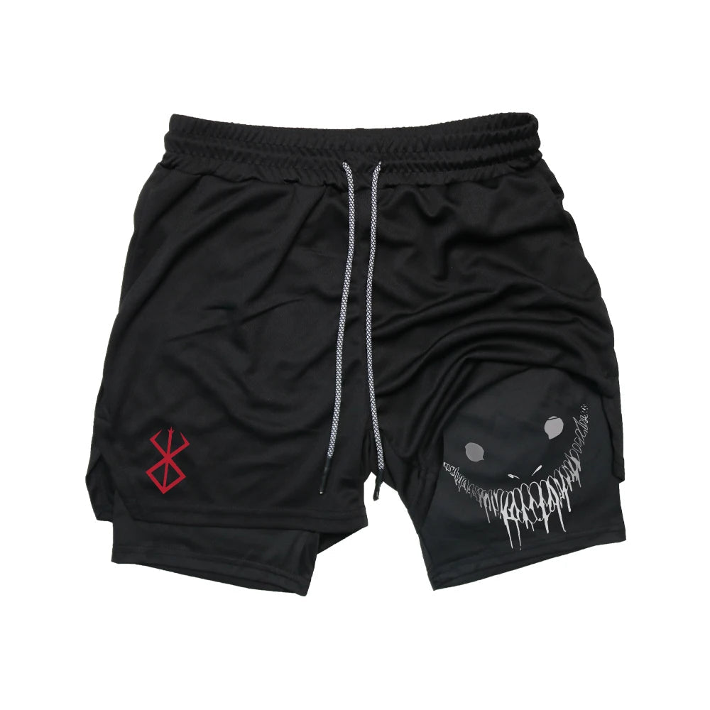 PGO  Anime Berserk Gym shorts