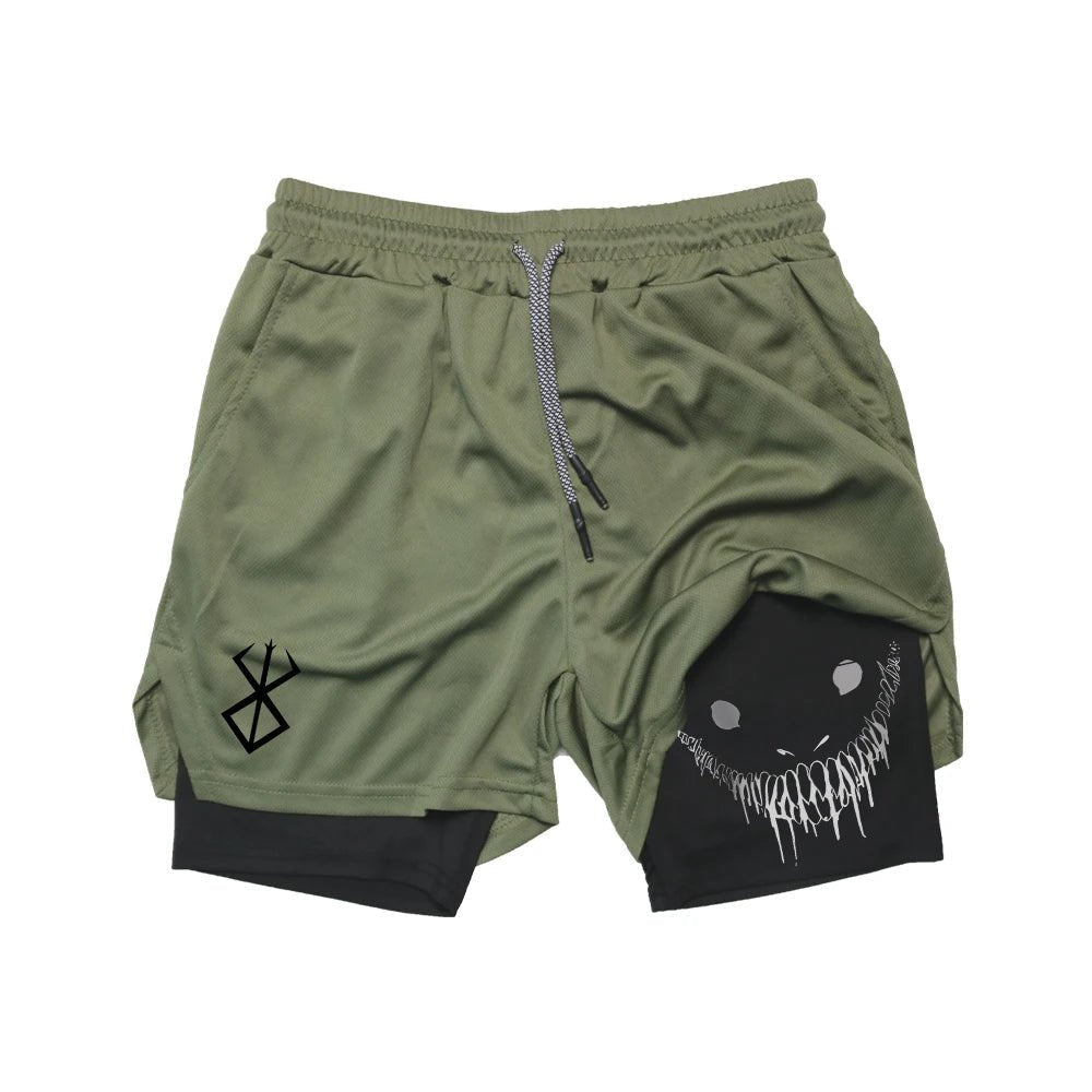 PGO  Anime Berserk Gym shorts